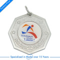 Hochwertige Zink-Legierung Stamping Souvenir Schulsport Running Medaille mit Printed Paster
